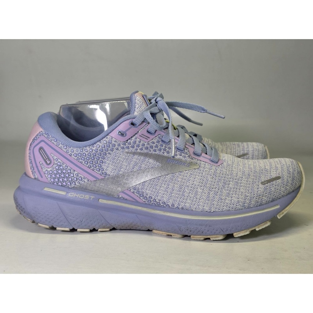 Brooks Ghost 14 Women's Sneakers Size 8 B Purple Blue Running Walking Gym Shoes